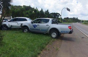 Veículo da Receita se envolve em acidente em Faxinal dos Guedes