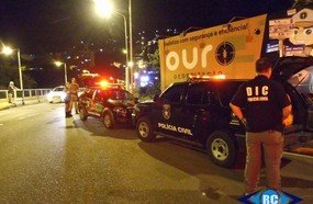 Polícia realiza reprodução simulada de homicídio em Capinzal