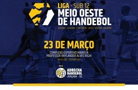 Joaçaba sediará a Liga Meio Oeste de Handebol - Sub-12