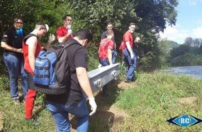Corpo é encontrado no Rio do Peixe, entre Capinzal e Ouro