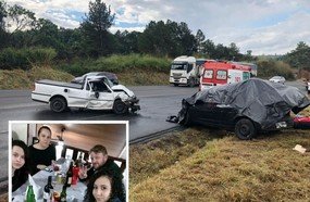 Família de Joaçaba morre em grave acidente no Paraná