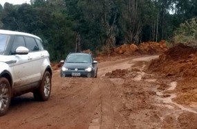 BR-282 em São José do Cerrito é liberada em meia pista