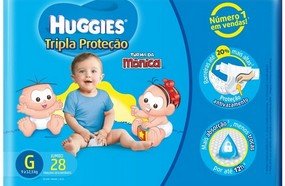 Anvisa suspende 79 lotes de fraldas Turma da Mônica