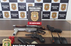 Presos elementos que tentaram assaltar banco em Brunópolis