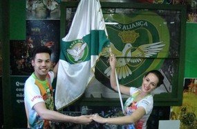 Aliança inova: novo mestre-sala para o Carnaval 2015