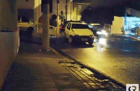 Veículo é atingido ao cortar preferencial em Joaçaba