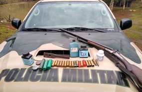 PM Ambiental flagra caça ilegal em Campos Novos