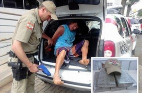 Homem é preso com quase 4 kg de maconha em Videira