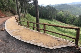 Tangará inicia construção de novo ponto turístico