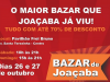 3º Bazar de Joaçaba oferece produtos com até 70% de desconto