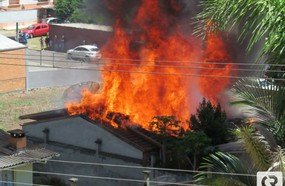 Cidadão perde a casa no primeiro dia de suas férias