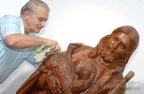 Morre em Treze Tílias escultor de artes sacras