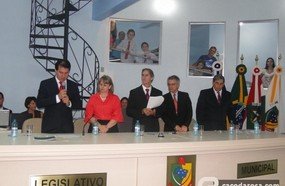 Prefeito, vice e vereadores eleitos em Capinzal foram empossados