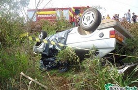 Motorista perde a vida ao capotar veículo