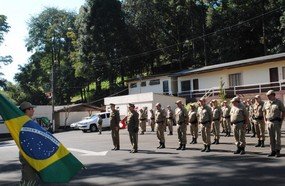 Solenidade em Herval d’ Oeste lembra os 178 anos da Polícia Militar de Santa Catarina