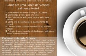 Acioc promove Café Palestra sobre vendas