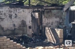 Família do interior de Herval perde segunda casa em incêndio 