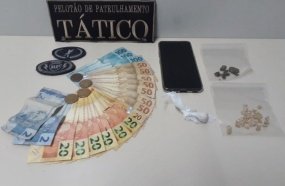 Indivíduo é preso pela terceira vez com drogas em Herval d´Oeste