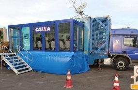 Caminhão Agro CAIXA atende em Campos Novos 