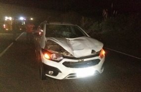 Jovem fica gravemente ferido após ser atropelado na SC-452 