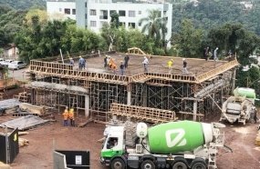 Obra da Radioterapia em Joaçaba segue dentro do previsto
