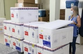 Doses da Coronavac começam a ser distribuídas às regionais 