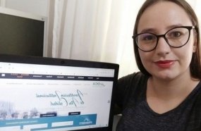 Aluna da Unoesc cursa componente curricular na universidade da Colômbia 