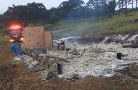 Incêndio consome casa no interior de Tangará