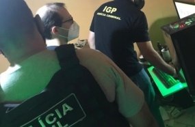 Preso em Herval indivíduo que armazenava e compartilhava pornografia infantil