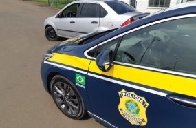 Carro furtado em Cascavel é recuperado pela PRF em Joaçaba