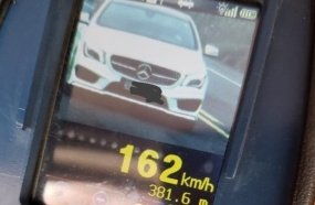 Polícia Rodoviária flagra veículo a 162km/h na SC-283