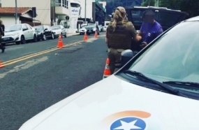 Polícia Militar realiza blitz de transito em Joaçaba e Herval 