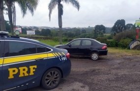 Carro roubado em Seara é localizado em Campos Novos