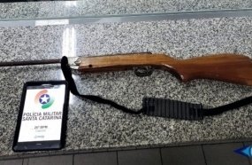 PM apreende adolescente que tentou roubar mercado com espingarda