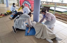 Curso de Enfermagem realiza estágio em situações de urgência e emergência