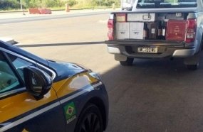 PRF apreende 420 garrafas de vinho importadas irregularmente na BR-282 