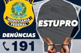Homem procurado por estupro é preso pela PRF na BR-282