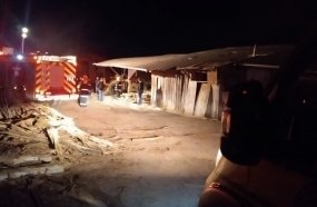 Incêndio atinge serraria em Campos Novos