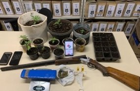 Polícia Civil de Herval d´Oeste apreende arma e drogas em sítio de Ibicaré 