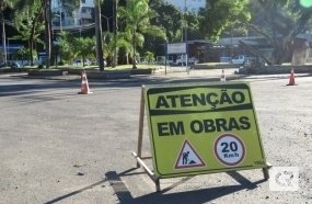 Rotatória da antiga rodoviária receberá pavimentação no final de semana