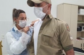 Estado possui vacina para todo o efetivo das forças de segurança