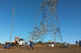 Sistema elétrico é restabelecido após quatro dias de trabalho