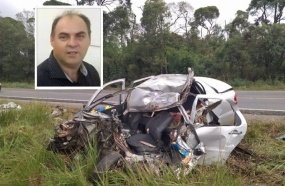 Morador de Herval d´Oeste morre em acidente na BR-470