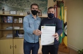 Prefeito em exercício autoriza reforma do ginásio de Sede Belém 