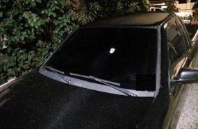 Veículo é atingido por disparos de arma de fogo em Campos Novos 