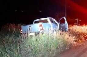 Condutor é preso por embriaguez após sair da pista na SC-467