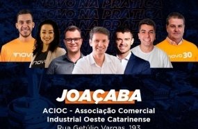 Comitiva do NOVO estará em Joaçaba no próximo sábado 
