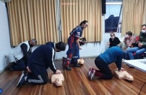 Professores de Joaçaba recebem capacitação sobre primeiros socorros