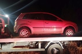 Motorista é preso por embriaguez após saída de pista na SC-135