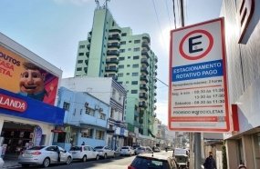 Estacionamento rotativo de Joaçaba será ampliado